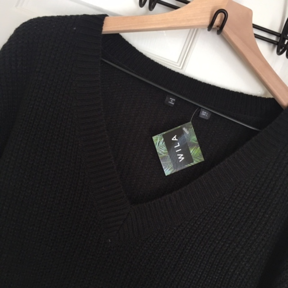 🛍 Colorblock Sweater - Picture 3 of 7